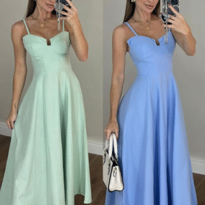 Vestido Godê Tricoline & algodão