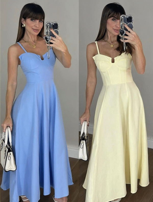 Vestido Godê Tricoline & algodão - Imagem 5