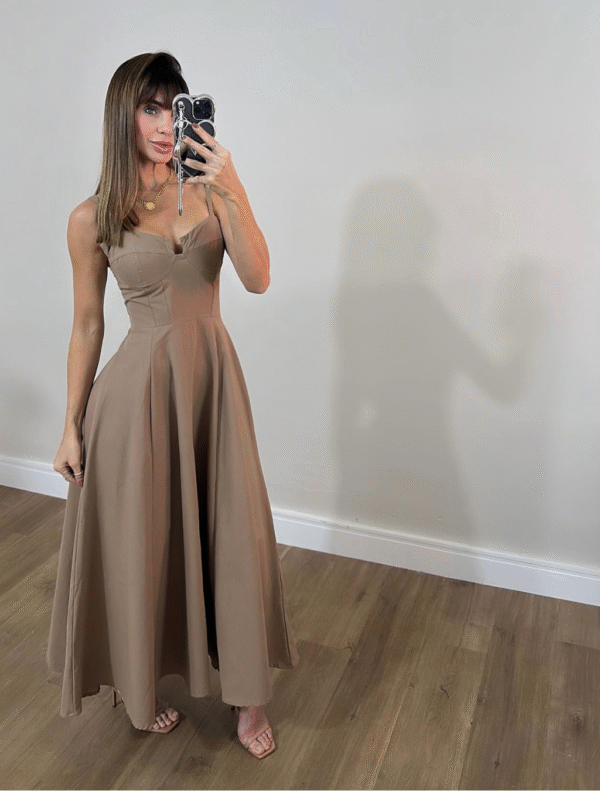 Vestido Godê Tricoline & algodão - Imagem 4