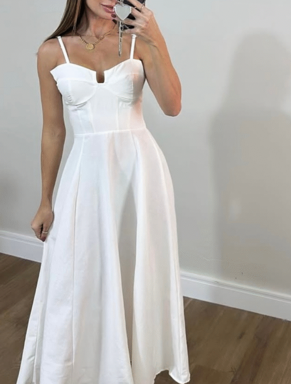 Vestido Godê Tricoline & algodão - Imagem 3