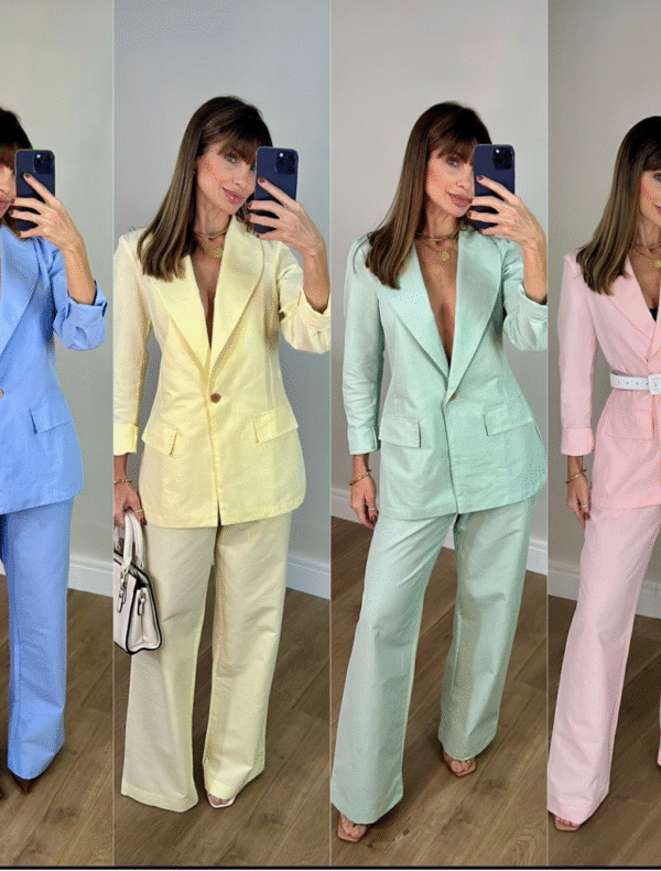 Conjunto Blazer Linho & Algodão