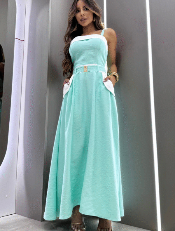 Vestido Dual color