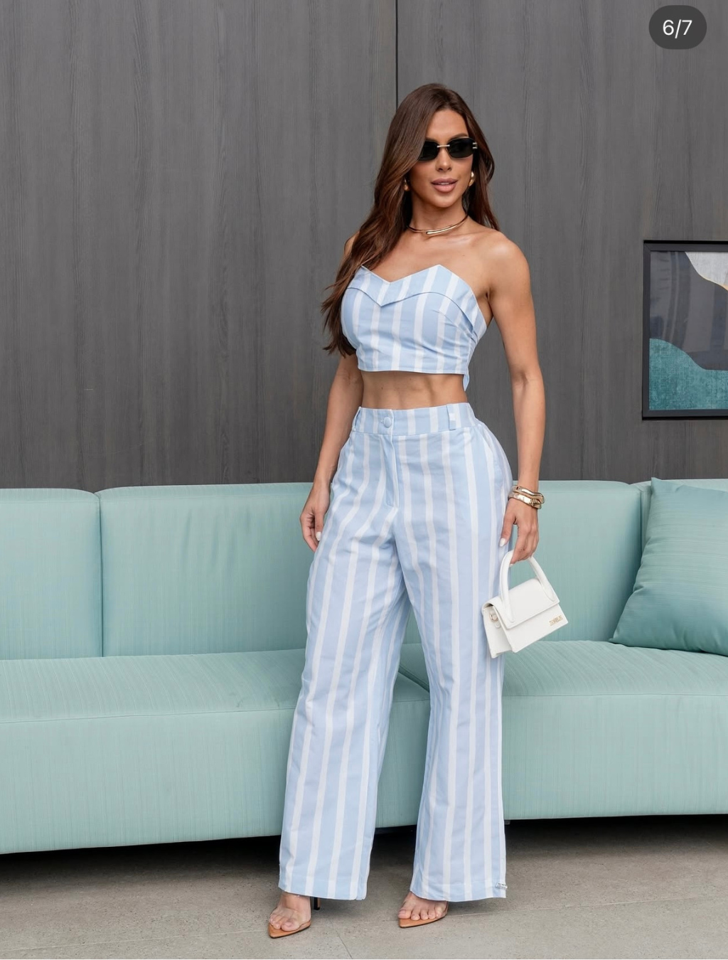 Conjunto em tricoline de algodão - Imagem 5