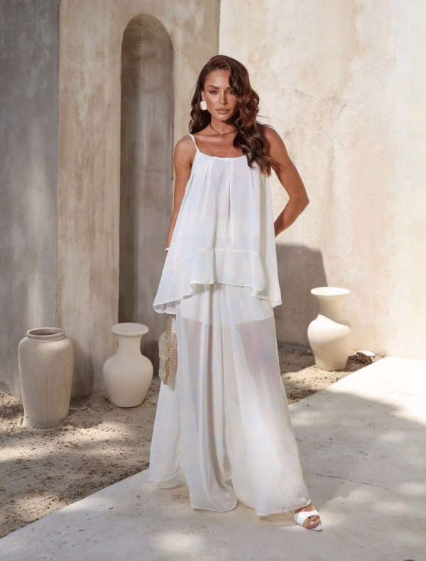 Conjunto Chifon Alça