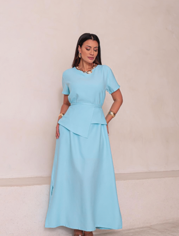 Vestido Clássico Faixa