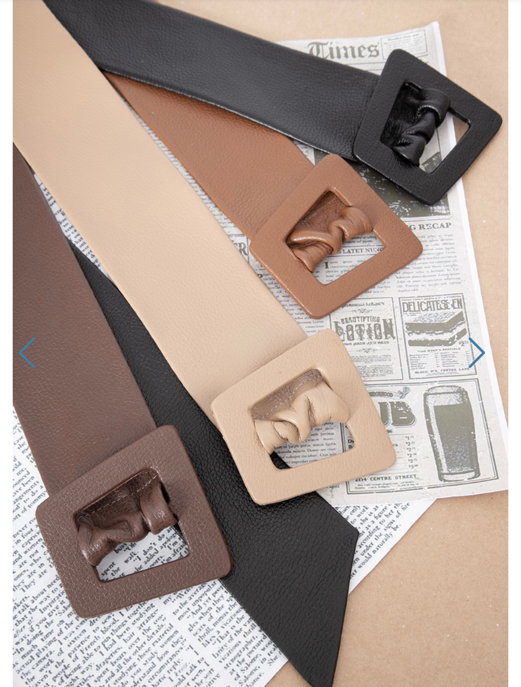 Cinto faixa quadrado