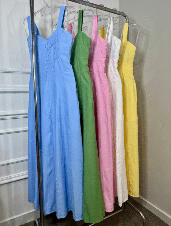 Vestido longo Pesponto - Imagem 2