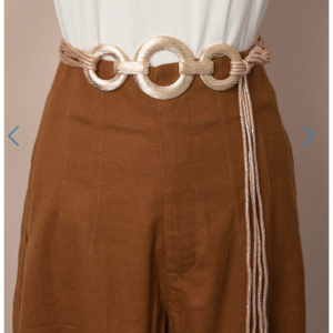 Cinto amarração  dourado