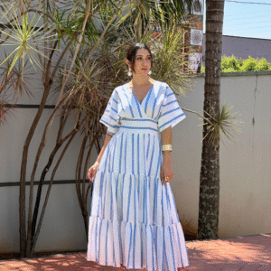 Vestido de linho Exclusivo