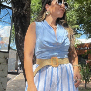 Blusa Básica Chic Gola