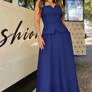 Vestido Pesponto Godê