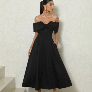 Vestido Alfaiataria ombro a ombro