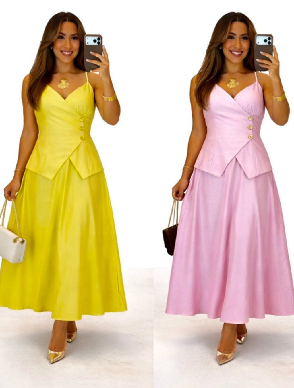 Vestido Midi Elegância Estruturada - Imagem 4