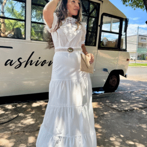 Vestido Princesa Tricoline