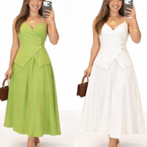 Vestido Midi Elegância Estruturada