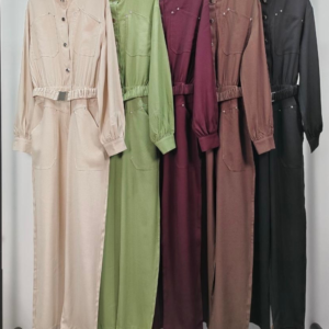 Macacão Pantalona em Sarja