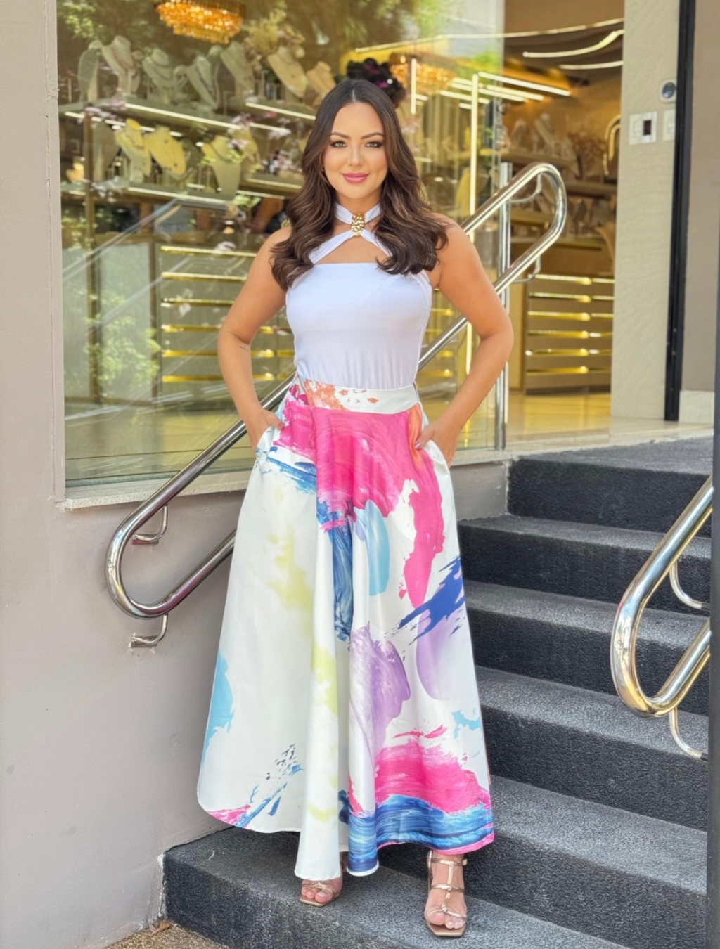 Saia Acetinada Godê